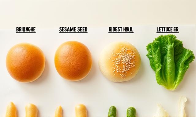 Different bun options including gluten-free